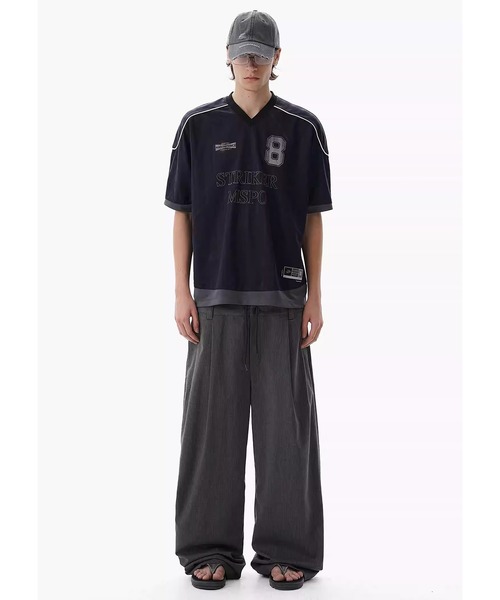 MASONPRINCE tシャツ オーバーサイズ Vネック ナンバリング ゲーム