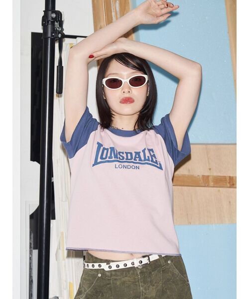 jouetie tシャツ 「LONSDALE×jouetie」ラグランTシャツ