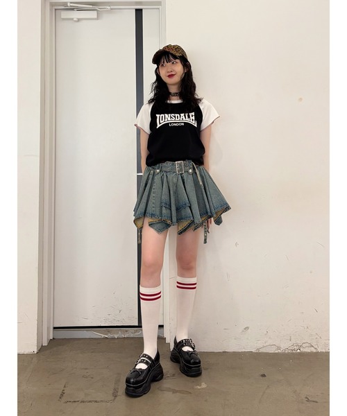 tシャツ 「LONSDALE×jouetie」ラグランTシャツ レディース jouetie tシャツ 「LONSDALE×jouetie」ラグランTシャツ