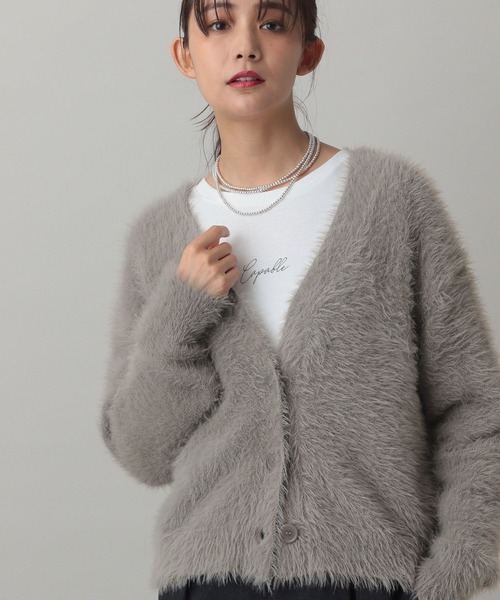 GLOBAL WORK（グローバルワーク） ニットカーディガン MEDIUM グレー