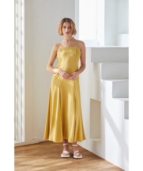 Estella.K ワンピース Leonora Maxi Dress Wバッククロスドレス