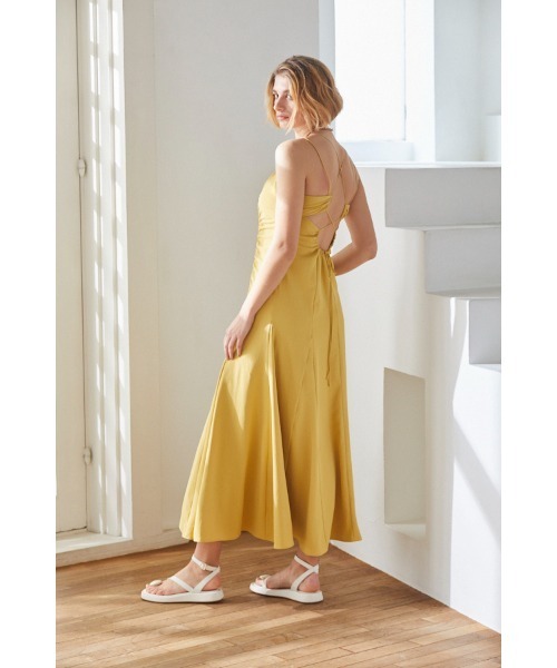 Estella.K ワンピース Leonora Maxi Dress Wバッククロスドレス