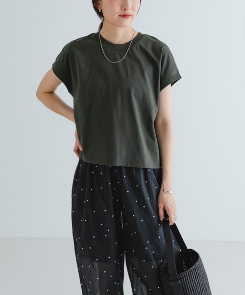 tシャツ スーピマコットンフレンチスリーブカットソー レディース URBAN RESEARCH tシャツ スーピマコットンフレンチスリーブ