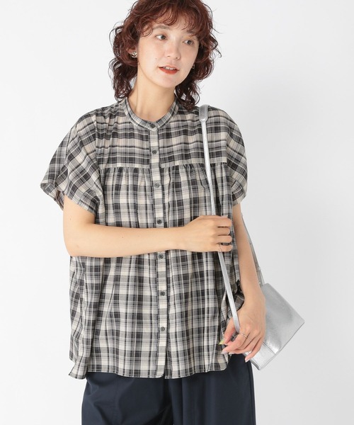 ブラウス シャツ フレンチ ギャザー ブラウス（S〜M） レディース B:MING by BEAMS（ビーミング by ビームス）フレンチ ギャザー
