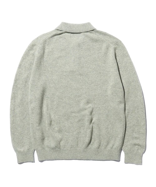 BEAMS+（ビームスプラス） ポロシャツ 9ゲージ ネップ ニット