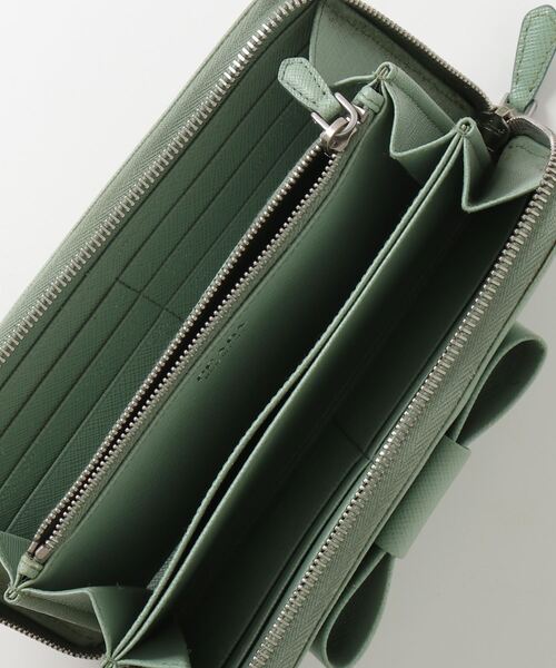 PRADA 三つ折り財布 グリーン PRADA 「PRADA」 財布 - グリーン レディース : ZOZOTOWN Yahoo