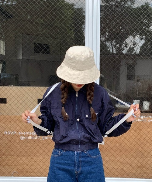 WEGO（ウィゴー） 帽子 ハット WEGO/2WAYリボンつば広バケットハット