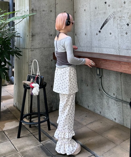 Alley Tokyo パンツ マルチウェイフリフリワッフルパンツとスカートの