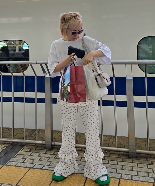 Alley Tokyo パンツ マルチウェイフリフリワッフルパンツとスカートの