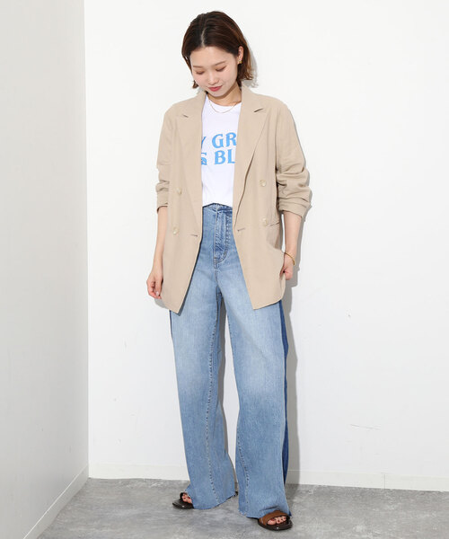 SLOBE IENA（スローブイエナ） テーラードジャケット - ベージュ