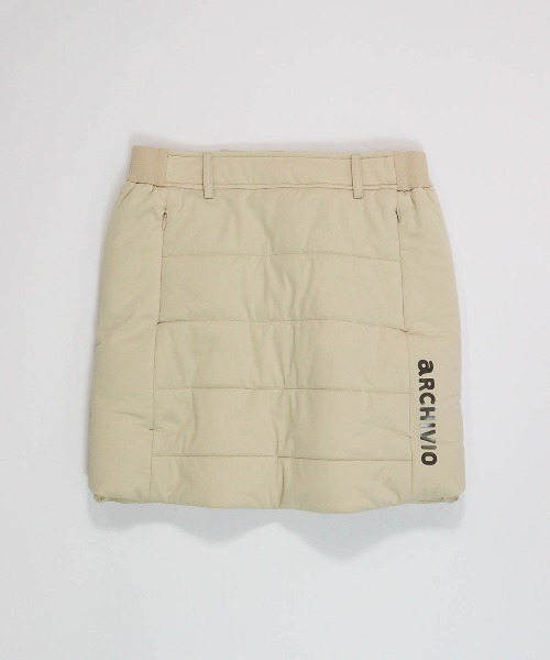 25AW 新作アルチビオ防風保温中綿キルトスカート archivio（アルチビオ） スカート 防風保温中綿キルトスカート