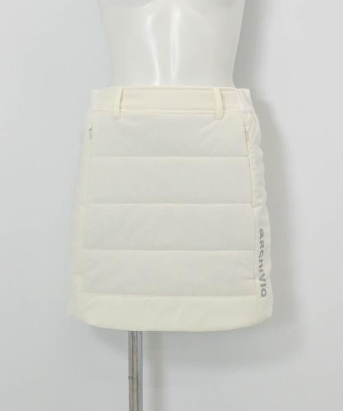 archivio（アルチビオ） スカート 防風保温中綿キルトスカート