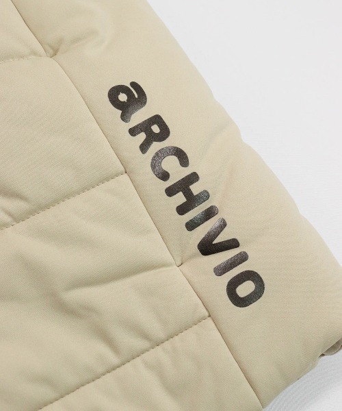 25AW 新作アルチビオ防風保温中綿キルトスカート archivio（アルチビオ） スカート 防風保温中綿キルトスカート