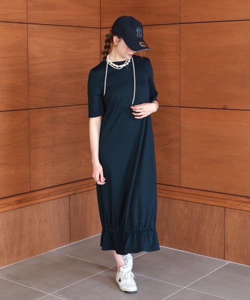 pufe ワンピース 半袖 「pufe」フリルワンピース : ZOZOTOWN Yahoo!店