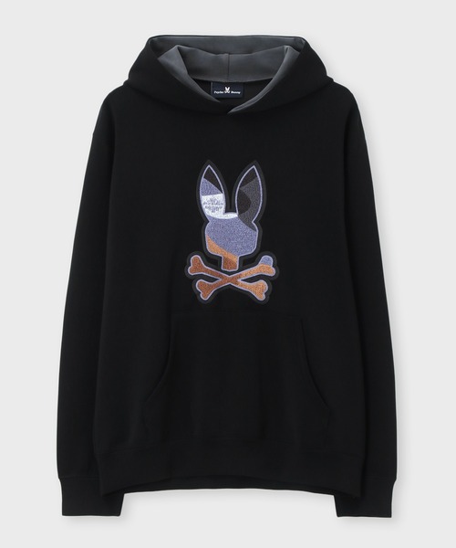 Psycho Bunny（サイコバニー） パーカー モザイクステッチバニー