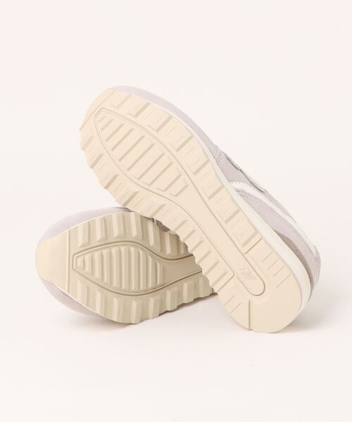 「New Balance」 ローカットスニーカー 24.5cm グレー レディース