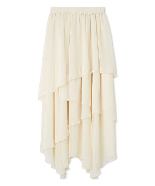 LILY BROWN（リリーブラウン） スカート シアーフリルティアード