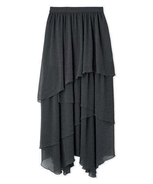 LILY BROWN（リリーブラウン） スカート シアーフリルティアード