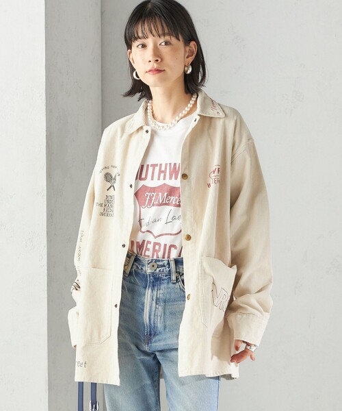 WHITE FIELD SHIPS別注 カバーオール SHIPS カバーオール 「SHIPS別注」WHITE FIELD: 50th ANNIV
