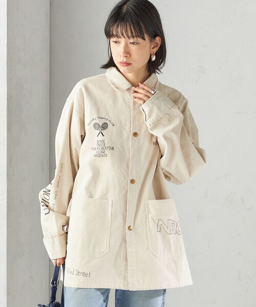 WHITE FIELD SHIPS別注 カバーオール SHIPS カバーオール 「SHIPS別注」WHITE FIELD: 50th ANNIV