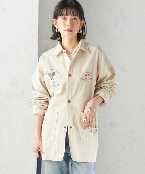 新品未使用 【SHIPS別注】WHITE FIELD ジャケット SHIPS カバーオール 「SHIPS別注」WHITE FIELD: 50th ANNIV