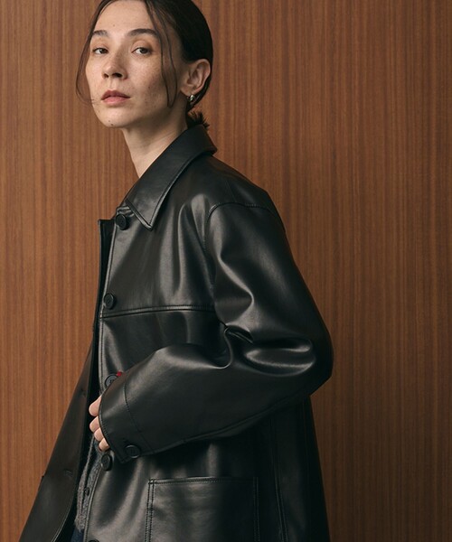 BEAUTY＆YOUTH UNITED ARROWS カバーオール レザーライク
