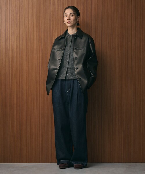 BEAUTY＆YOUTH UNITED ARROWS カバーオール レザーライク