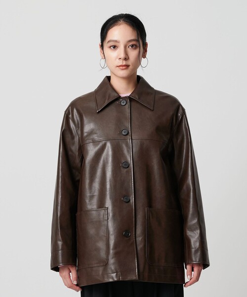BEAUTY＆YOUTH UNITED ARROWS カバーオール レザーライク