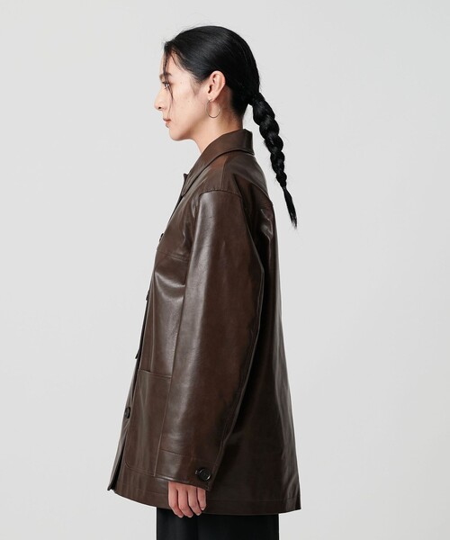 BEAUTY＆YOUTH UNITED ARROWS カバーオール レザーライク
