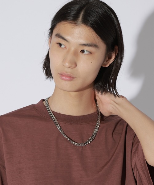 LAKOLE（ラコレ） ネックレス 「MENS」ステンレスボリューム喜平