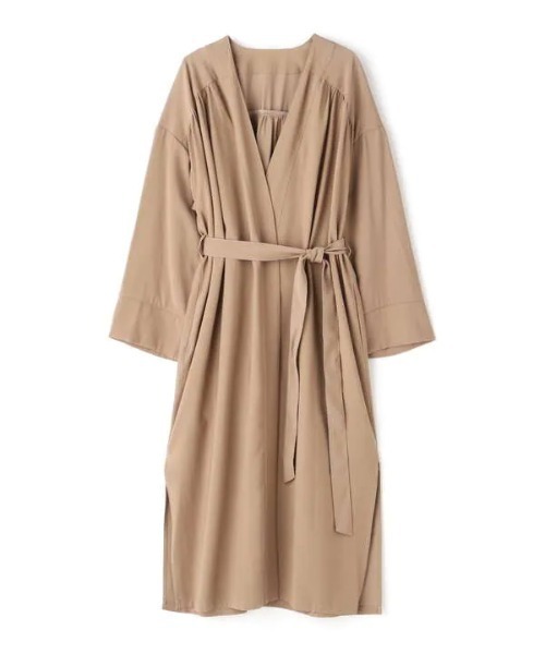 「N.（N. Natural Beauty Basic）」 ノーカラーコート MEDIUM ベージュ レディース_画像9