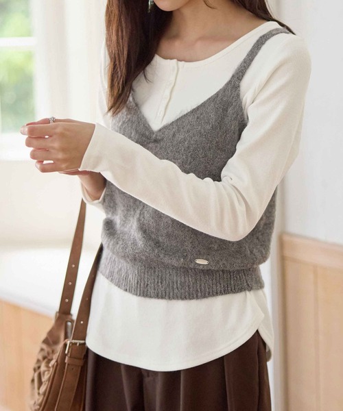 ベスト ジレ ニットビスチェ レディース : ZOZOTOWN Yahoo!店 - 通販