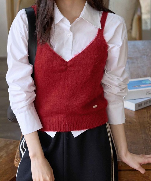 ベスト ジレ ニットビスチェ レディース : ZOZOTOWN Yahoo!店 - 通販