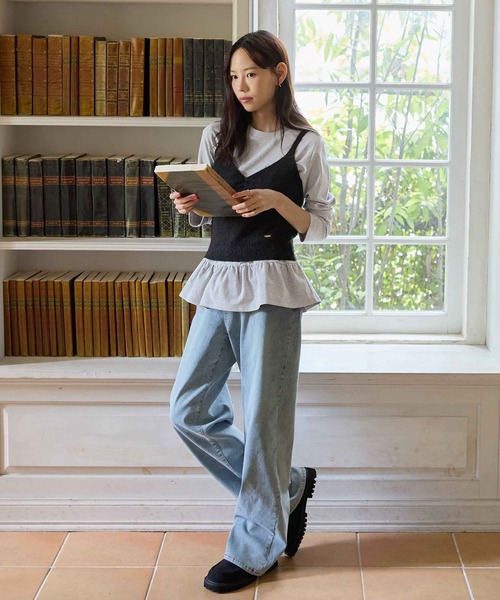ベスト ジレ ニットビスチェ レディース : ZOZOTOWN Yahoo!店 - 通販