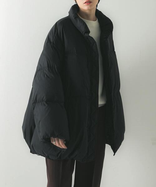 【美品】URBAN RESEARCH ブラックファー付きロングダウンジャケット RANAN（ラナン） ダウンコート ダウンジャケット リアルファー付ロング