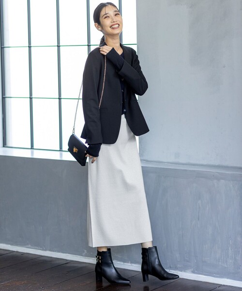 ANY SIS（エニィスィス） スカート CICA加工 ニット タイト スカート