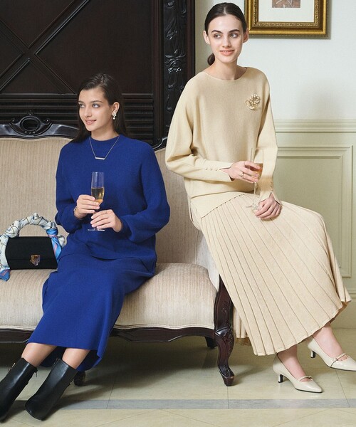 ANY SIS（エニィスィス） スカート CICA加工 ニット タイト スカート