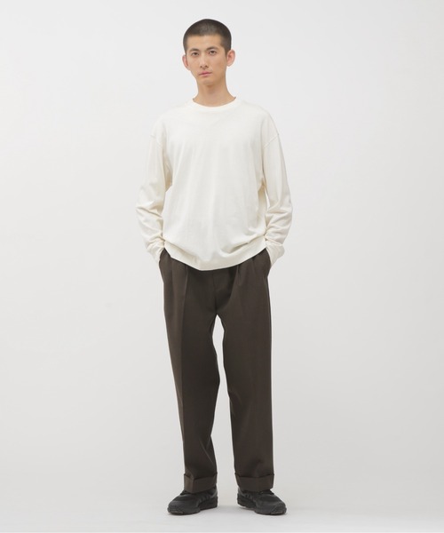 MARGARET HOWELL（マーガレットハウエル） tシャツ SOFT COTTON WOOL