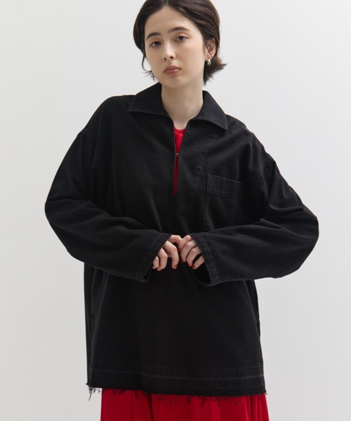 CLANE（クラネ） ブラウス シャツ 「CLANE/クラネ」DENIM OVER SKIPPER