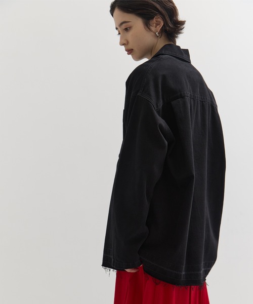 CLANE（クラネ） ブラウス シャツ 「CLANE/クラネ」DENIM OVER SKIPPER