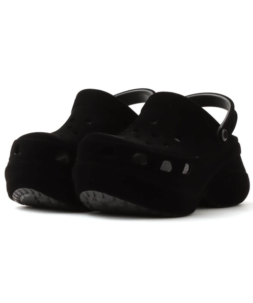 crocs（クロックス） 厚底 サンダル crocs Bae Velvet Clog