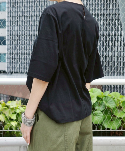 「JOURNAL STANDARD LUXE」 半袖カットソー FREE カーキ レディース_画像2