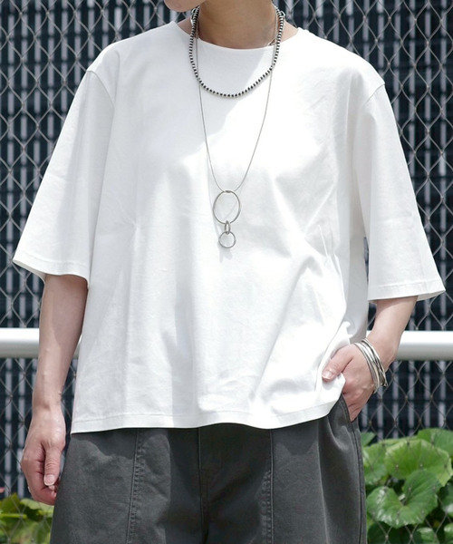 「JOURNAL STANDARD LUXE」 半袖カットソー FREE カーキ レディース_画像9