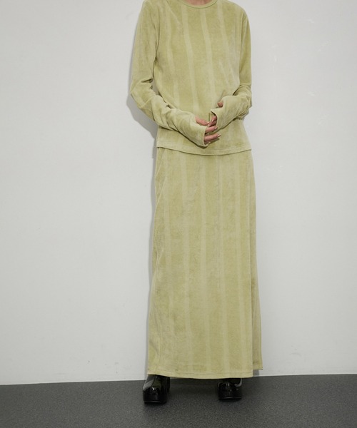 「MILLER」 タイトスカート FREE オフホワイト レディース_画像6