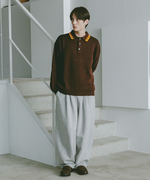 RAGEBLUE（レイジブルー） セーター ニット LINE DESIGN KNIT POLO