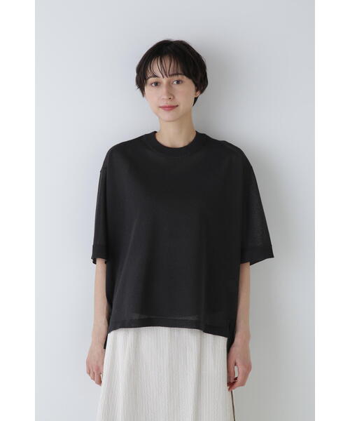 「human woman」 半袖ニット MEDIUM ベージュ系その他 レディース_画像5