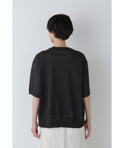 「human woman」 半袖ニット MEDIUM ベージュ系その他 レディース_画像6