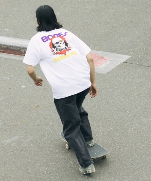 「ムラサキスポーツ」 半袖Tシャツ S ブラック メンズ_画像7