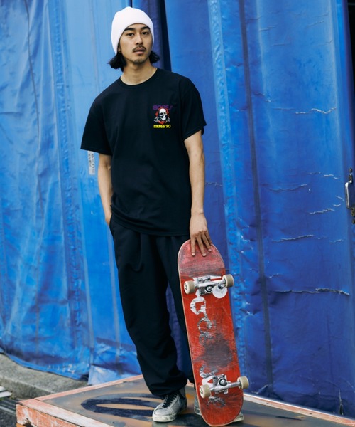 「ムラサキスポーツ」 半袖Tシャツ S ブラック メンズ_画像9