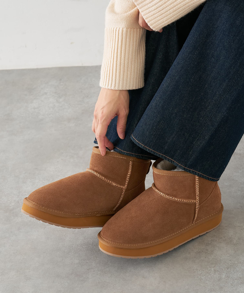 一度のみ着用♡EMU Australia 防水ブラウンムートンブーツ EMU Australia（エミュ オーストラリア） ブーツ 「WEB限定」「EMU